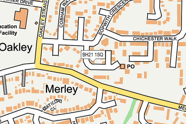 BH21 1SQ map - OS OpenMap – Local (Ordnance Survey) BH21 1SQ map - OS OpenMap – Local (Ordnance Survey)