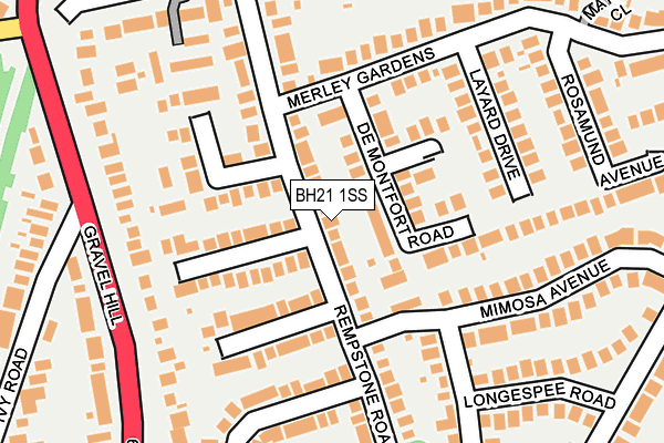 BH21 1SS map - OS OpenMap – Local (Ordnance Survey) BH21 1SS map - OS OpenMap – Local (Ordnance Survey)