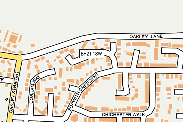 BH21 1SW map - OS OpenMap – Local (Ordnance Survey) BH21 1SW map - OS OpenMap – Local (Ordnance Survey)