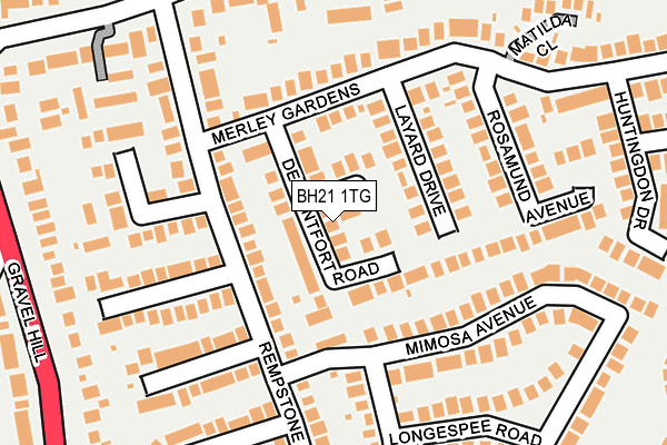 BH21 1TG map - OS OpenMap – Local (Ordnance Survey) BH21 1TG map - OS OpenMap – Local (Ordnance Survey)