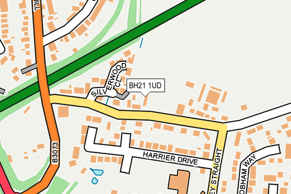 BH21 1UD map - OS OpenMap – Local (Ordnance Survey) BH21 1UD map - OS OpenMap – Local (Ordnance Survey)