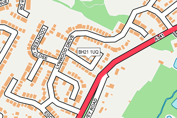 BH21 1UQ map - OS OpenMap – Local (Ordnance Survey) BH21 1UQ map - OS OpenMap – Local (Ordnance Survey)