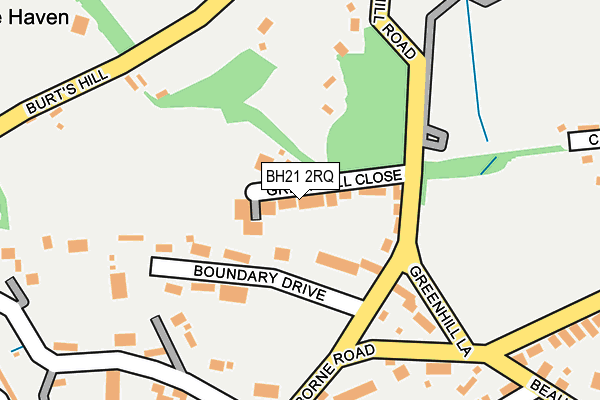 BH21 2RQ map - OS OpenMap – Local (Ordnance Survey) BH21 2RQ map - OS OpenMap – Local (Ordnance Survey)
