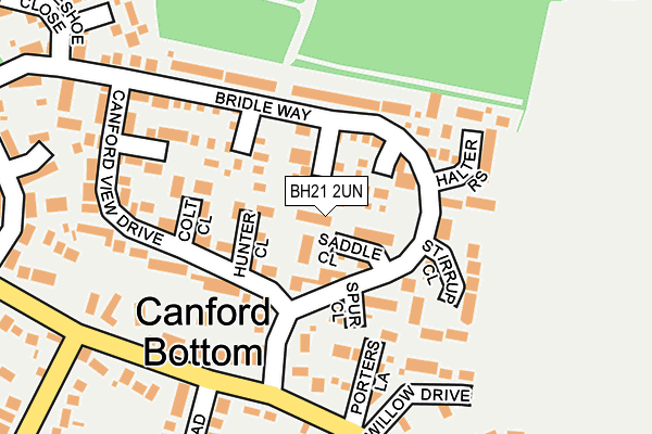 BH21 2UN map - OS OpenMap – Local (Ordnance Survey) BH21 2UN map - OS OpenMap – Local (Ordnance Survey)