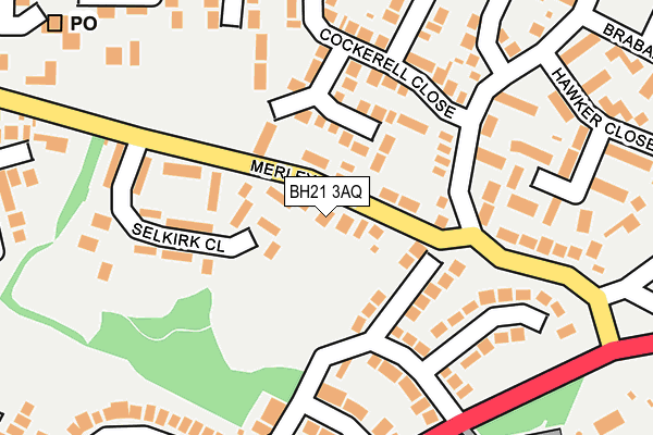 BH21 3AQ map - OS OpenMap – Local (Ordnance Survey) BH21 3AQ map - OS OpenMap – Local (Ordnance Survey)