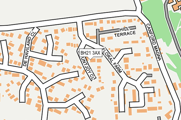 BH21 3AX map - OS OpenMap – Local (Ordnance Survey) BH21 3AX map - OS OpenMap – Local (Ordnance Survey)