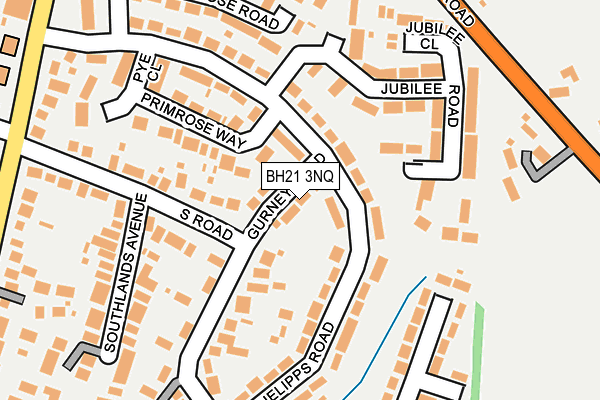 BH21 3NQ map - OS OpenMap – Local (Ordnance Survey) BH21 3NQ map - OS OpenMap – Local (Ordnance Survey)