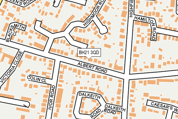 BH21 3QD map - OS OpenMap – Local (Ordnance Survey) BH21 3QD map - OS OpenMap – Local (Ordnance Survey)