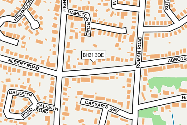 BH21 3QE map - OS OpenMap – Local (Ordnance Survey) BH21 3QE map - OS OpenMap – Local (Ordnance Survey)