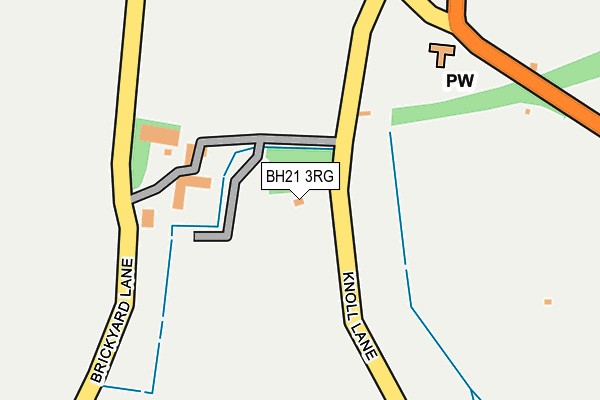 BH21 3RG map - OS OpenMap – Local (Ordnance Survey) BH21 3RG map - OS OpenMap – Local (Ordnance Survey)