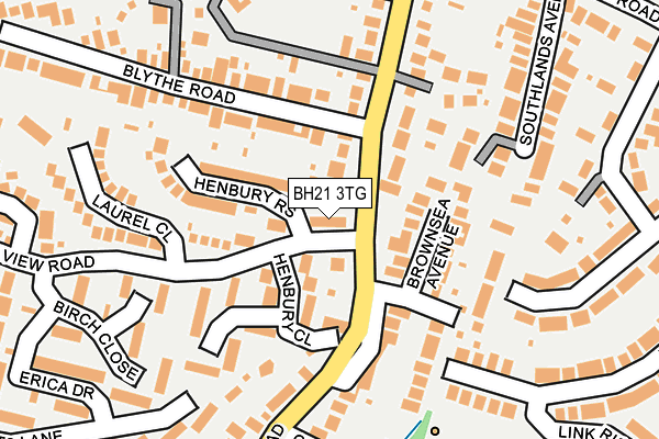 BH21 3TG map - OS OpenMap – Local (Ordnance Survey) BH21 3TG map - OS OpenMap – Local (Ordnance Survey)