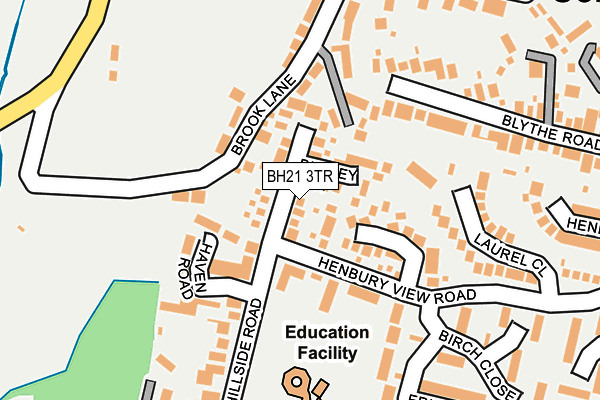 BH21 3TR map - OS OpenMap – Local (Ordnance Survey) BH21 3TR map - OS OpenMap – Local (Ordnance Survey)