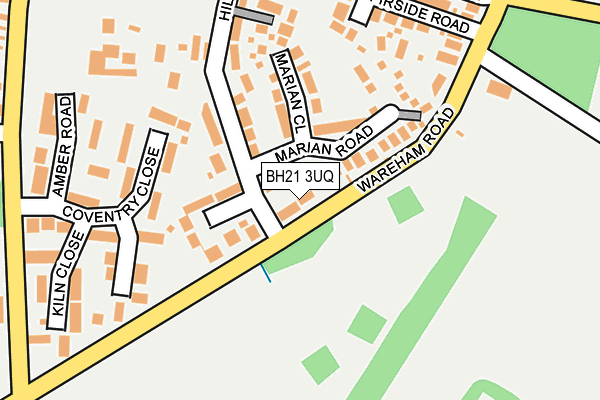 BH21 3UQ map - OS OpenMap – Local (Ordnance Survey) BH21 3UQ map - OS OpenMap – Local (Ordnance Survey)