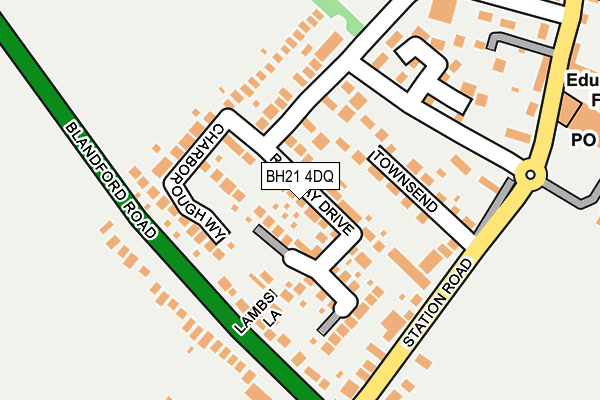 BH21 4DQ map - OS OpenMap – Local (Ordnance Survey) BH21 4DQ map - OS OpenMap – Local (Ordnance Survey)