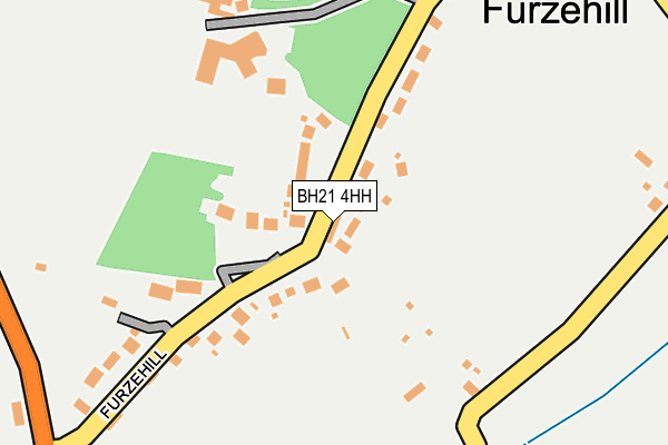 BH21 4HH map - OS OpenMap – Local (Ordnance Survey) BH21 4HH map - OS OpenMap – Local (Ordnance Survey)