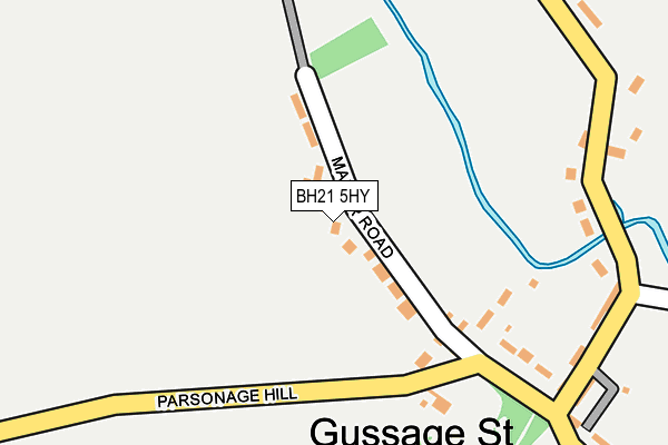 BH21 5HY map - OS OpenMap – Local (Ordnance Survey) BH21 5HY map - OS OpenMap – Local (Ordnance Survey)