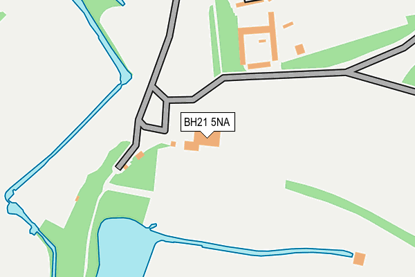 BH21 5NA map - OS OpenMap – Local (Ordnance Survey) BH21 5NA map - OS OpenMap – Local (Ordnance Survey)