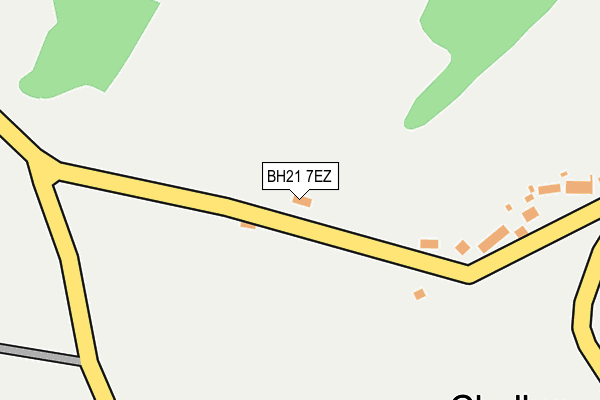 BH21 7EZ map - OS OpenMap – Local (Ordnance Survey) BH21 7EZ map - OS OpenMap – Local (Ordnance Survey)