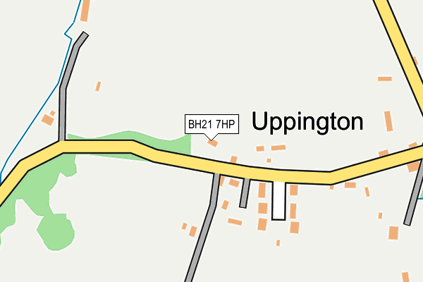 BH21 7HP map - OS OpenMap – Local (Ordnance Survey) BH21 7HP map - OS OpenMap – Local (Ordnance Survey)