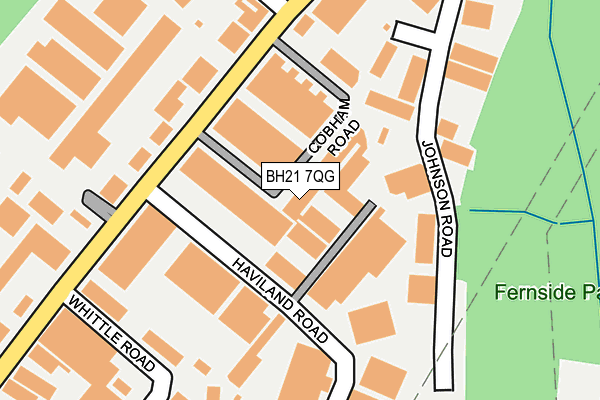 BH21 7QG map - OS OpenMap – Local (Ordnance Survey) BH21 7QG map - OS OpenMap – Local (Ordnance Survey)