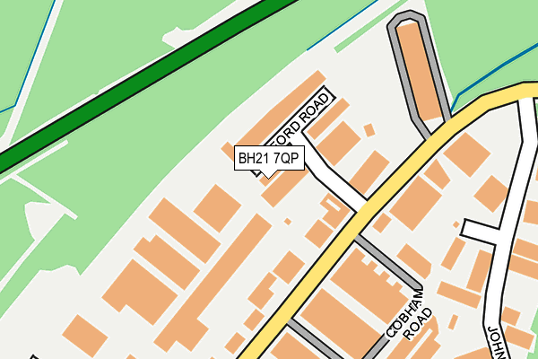 BH21 7QP map - OS OpenMap – Local (Ordnance Survey) BH21 7QP map - OS OpenMap – Local (Ordnance Survey)