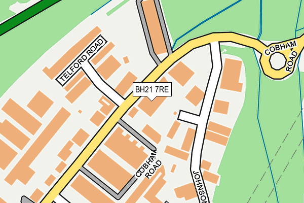 BH21 7RE map - OS OpenMap – Local (Ordnance Survey) BH21 7RE map - OS OpenMap – Local (Ordnance Survey)