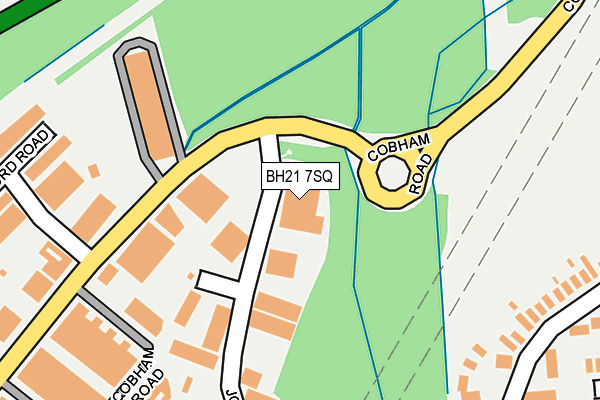BH21 7SQ map - OS OpenMap – Local (Ordnance Survey) BH21 7SQ map - OS OpenMap – Local (Ordnance Survey)