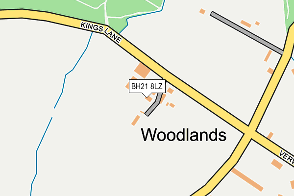 BH21 8LZ map - OS OpenMap – Local (Ordnance Survey) BH21 8LZ map - OS OpenMap – Local (Ordnance Survey)