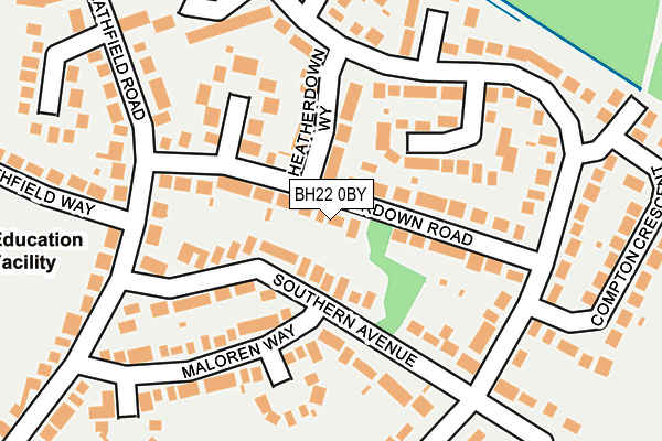 BH22 0BY map - OS OpenMap – Local (Ordnance Survey) BH22 0BY map - OS OpenMap – Local (Ordnance Survey)