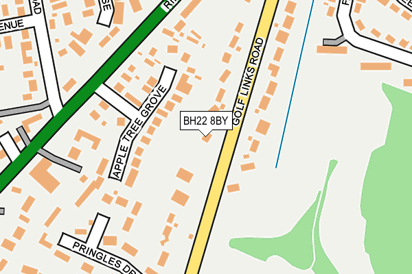 BH22 8BY map - OS OpenMap – Local (Ordnance Survey) BH22 8BY map - OS OpenMap – Local (Ordnance Survey)