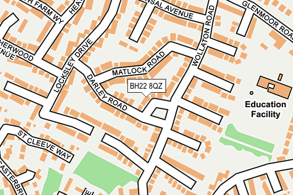 BH22 8QZ map - OS OpenMap – Local (Ordnance Survey) BH22 8QZ map - OS OpenMap – Local (Ordnance Survey)