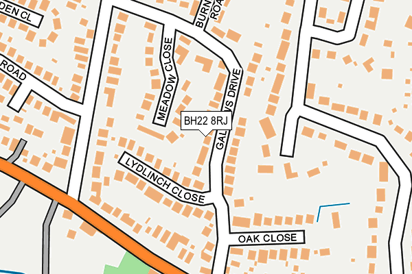 BH22 8RJ map - OS OpenMap – Local (Ordnance Survey) BH22 8RJ map - OS OpenMap – Local (Ordnance Survey)