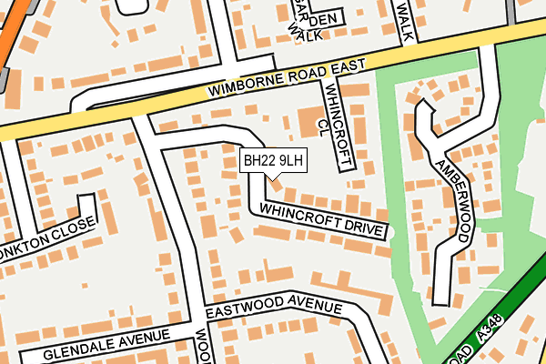 BH22 9LH map - OS OpenMap – Local (Ordnance Survey) BH22 9LH map - OS OpenMap – Local (Ordnance Survey)