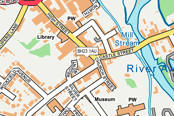 BH23 1AU map - OS OpenMap – Local (Ordnance Survey) BH23 1AU map - OS OpenMap – Local (Ordnance Survey)