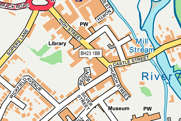 BH23 1BB map - OS OpenMap – Local (Ordnance Survey) BH23 1BB map - OS OpenMap – Local (Ordnance Survey)