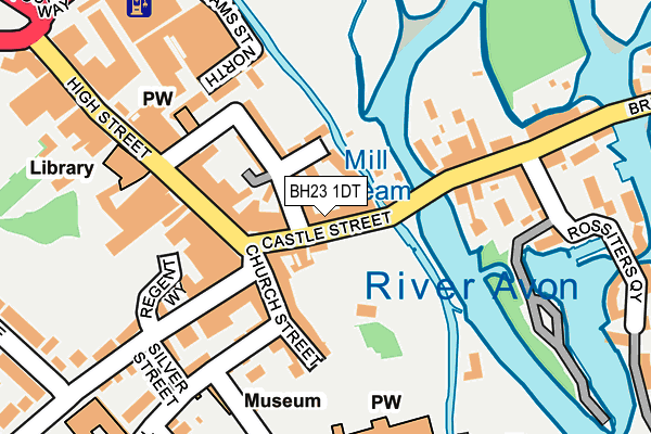 BH23 1DT map - OS OpenMap – Local (Ordnance Survey) BH23 1DT map - OS OpenMap – Local (Ordnance Survey)