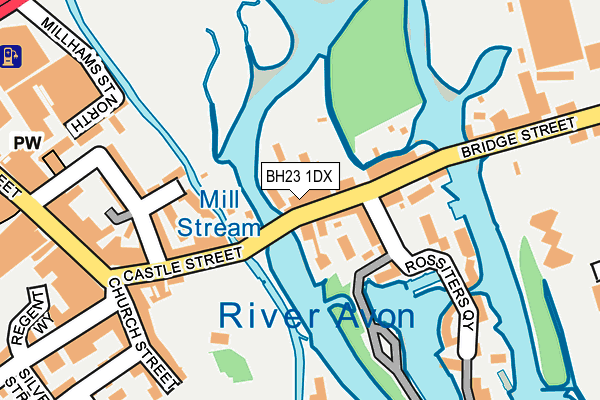 BH23 1DX map - OS OpenMap – Local (Ordnance Survey) BH23 1DX map - OS OpenMap – Local (Ordnance Survey)
