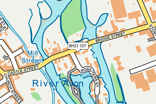 BH23 1DY map - OS OpenMap – Local (Ordnance Survey) BH23 1DY map - OS OpenMap – Local (Ordnance Survey)