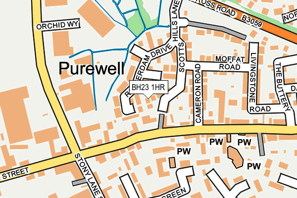 BH23 1HR map - OS OpenMap – Local (Ordnance Survey) BH23 1HR map - OS OpenMap – Local (Ordnance Survey)