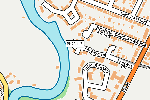 BH23 1JZ map - OS OpenMap – Local (Ordnance Survey) BH23 1JZ map - OS OpenMap – Local (Ordnance Survey)