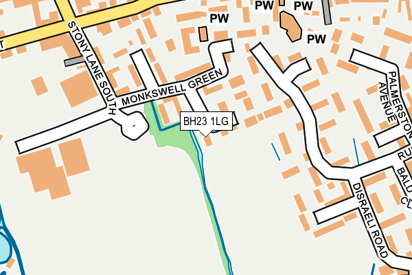 BH23 1LG map - OS OpenMap – Local (Ordnance Survey) BH23 1LG map - OS OpenMap – Local (Ordnance Survey)