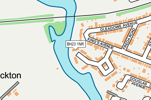 BH23 1NR map - OS OpenMap – Local (Ordnance Survey) BH23 1NR map - OS OpenMap – Local (Ordnance Survey)
