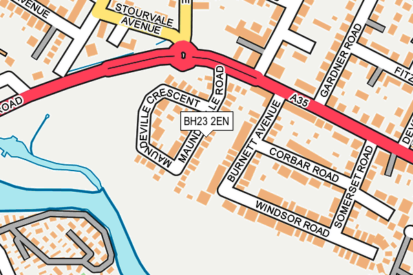 BH23 2EN map - OS OpenMap – Local (Ordnance Survey) BH23 2EN map - OS OpenMap – Local (Ordnance Survey)