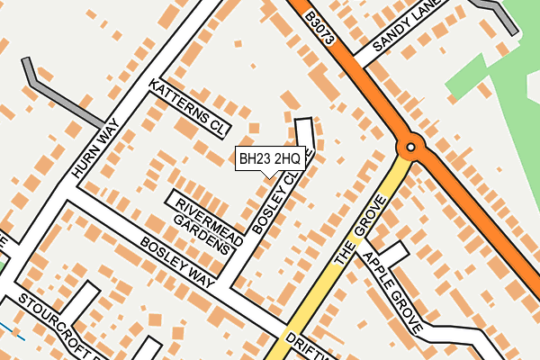 BH23 2HQ map - OS OpenMap – Local (Ordnance Survey) BH23 2HQ map - OS OpenMap – Local (Ordnance Survey)