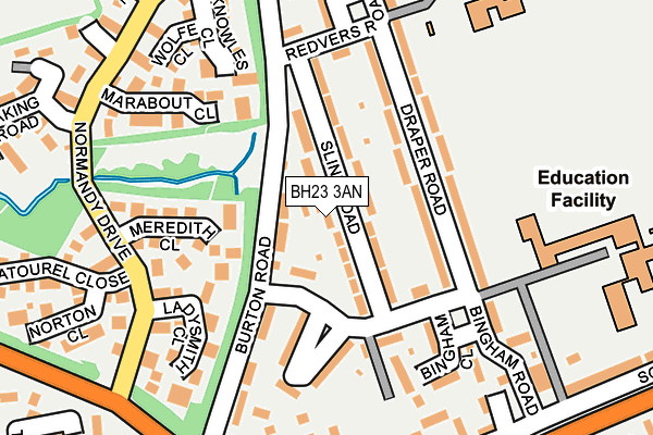 BH23 3AN map - OS OpenMap – Local (Ordnance Survey) BH23 3AN map - OS OpenMap – Local (Ordnance Survey)