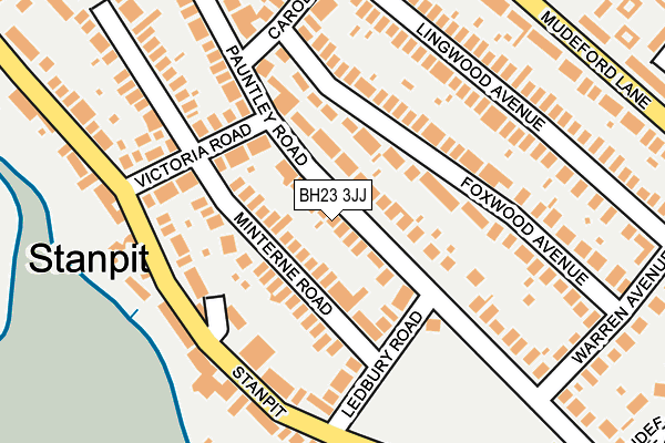 BH23 3JJ map - OS OpenMap – Local (Ordnance Survey) BH23 3JJ map - OS OpenMap – Local (Ordnance Survey)