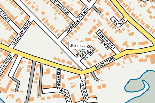 BH23 3JL map - OS OpenMap – Local (Ordnance Survey) BH23 3JL map - OS OpenMap – Local (Ordnance Survey)