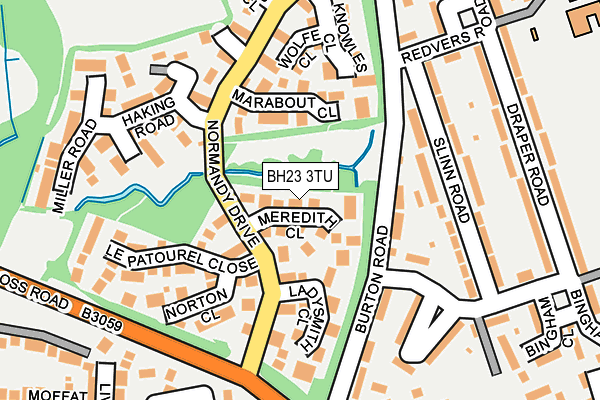 BH23 3TU map - OS OpenMap – Local (Ordnance Survey) BH23 3TU map - OS OpenMap – Local (Ordnance Survey)