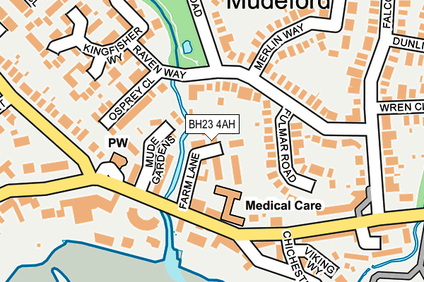 BH23 4AH map - OS OpenMap – Local (Ordnance Survey) BH23 4AH map - OS OpenMap – Local (Ordnance Survey)
