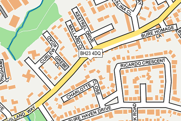 BH23 4DQ map - OS OpenMap – Local (Ordnance Survey) BH23 4DQ map - OS OpenMap – Local (Ordnance Survey)